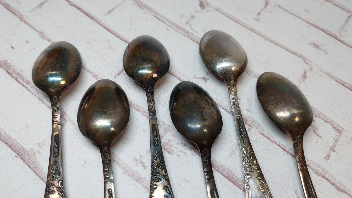 Silver plated teaspoons ZiSh, 1970s, new.