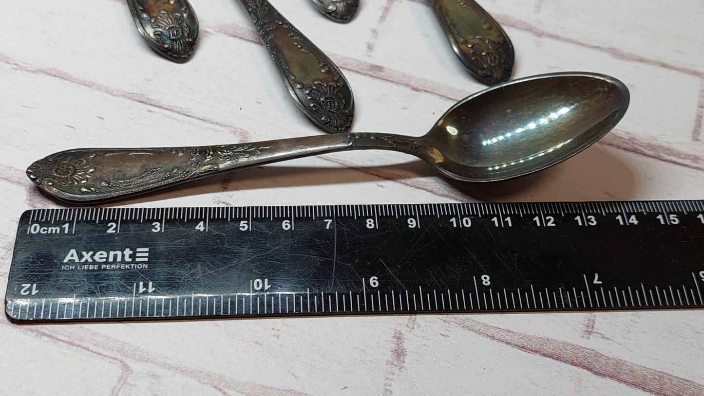 Silver plated teaspoons ZiSh, 1970s, new.