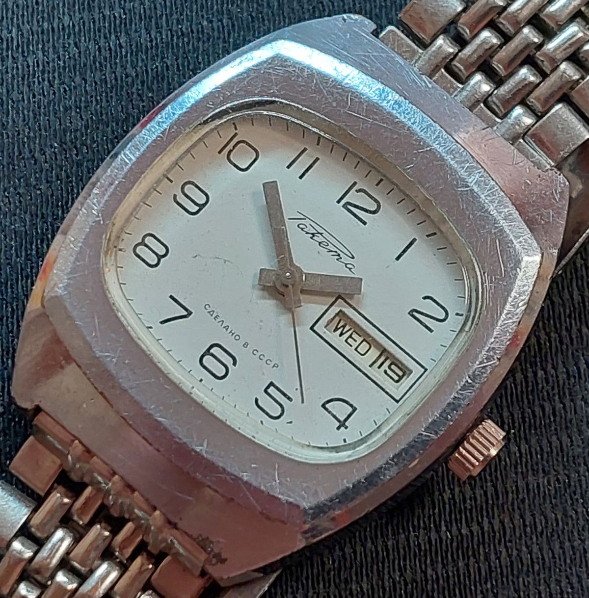 Soviet vintage watch RAKETA mechanical mechanical watch USSR.