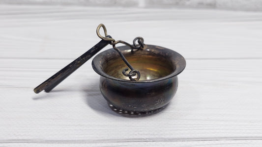 Melchior SIEVE, brass sieve silver plated.