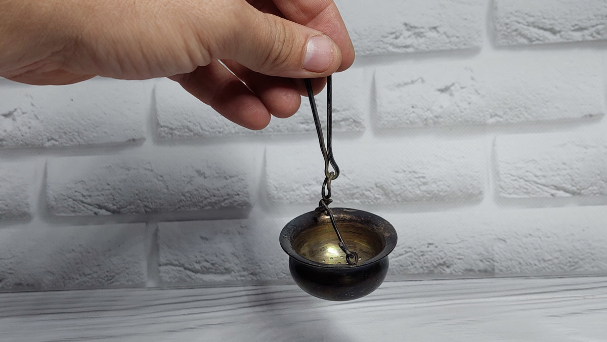 Melchior SIEVE, brass sieve silver plated.