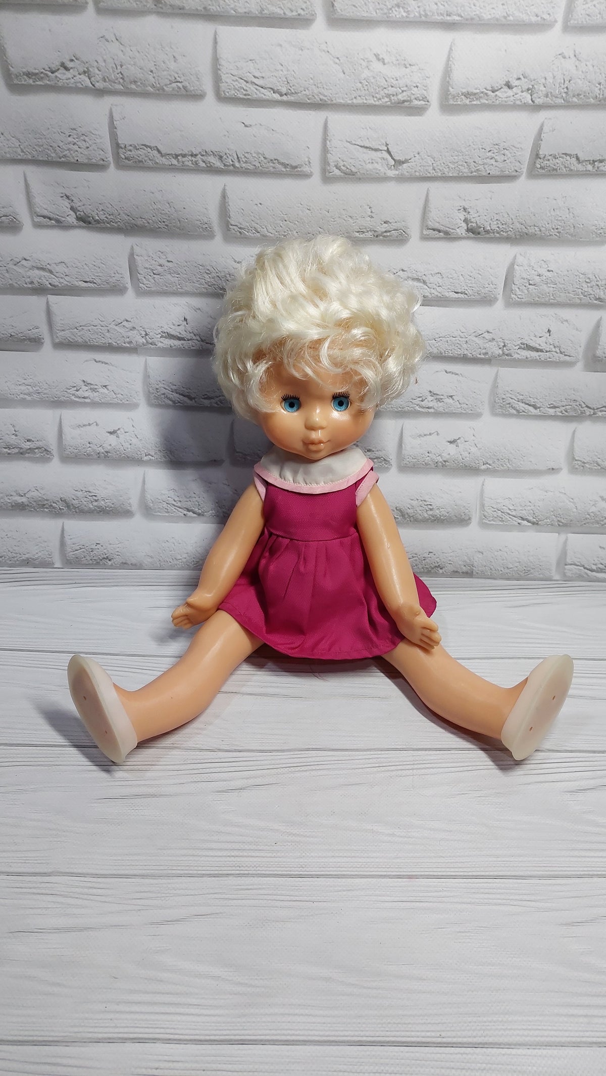 Soviet collectible doll from the USSR GIRL, collectible doll USSR.