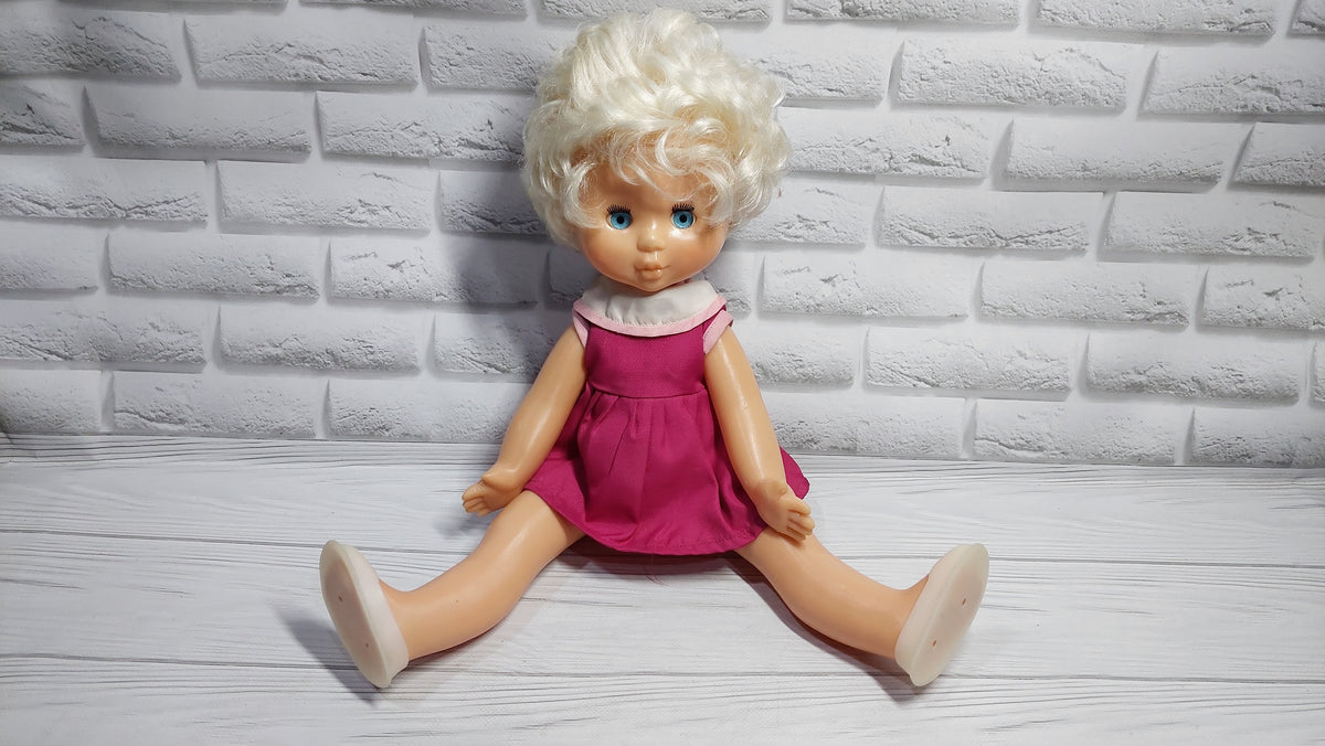 Soviet collectible doll from the USSR GIRL, collectible doll USSR.