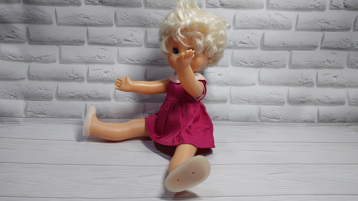 Soviet collectible doll from the USSR GIRL, collectible doll USSR.