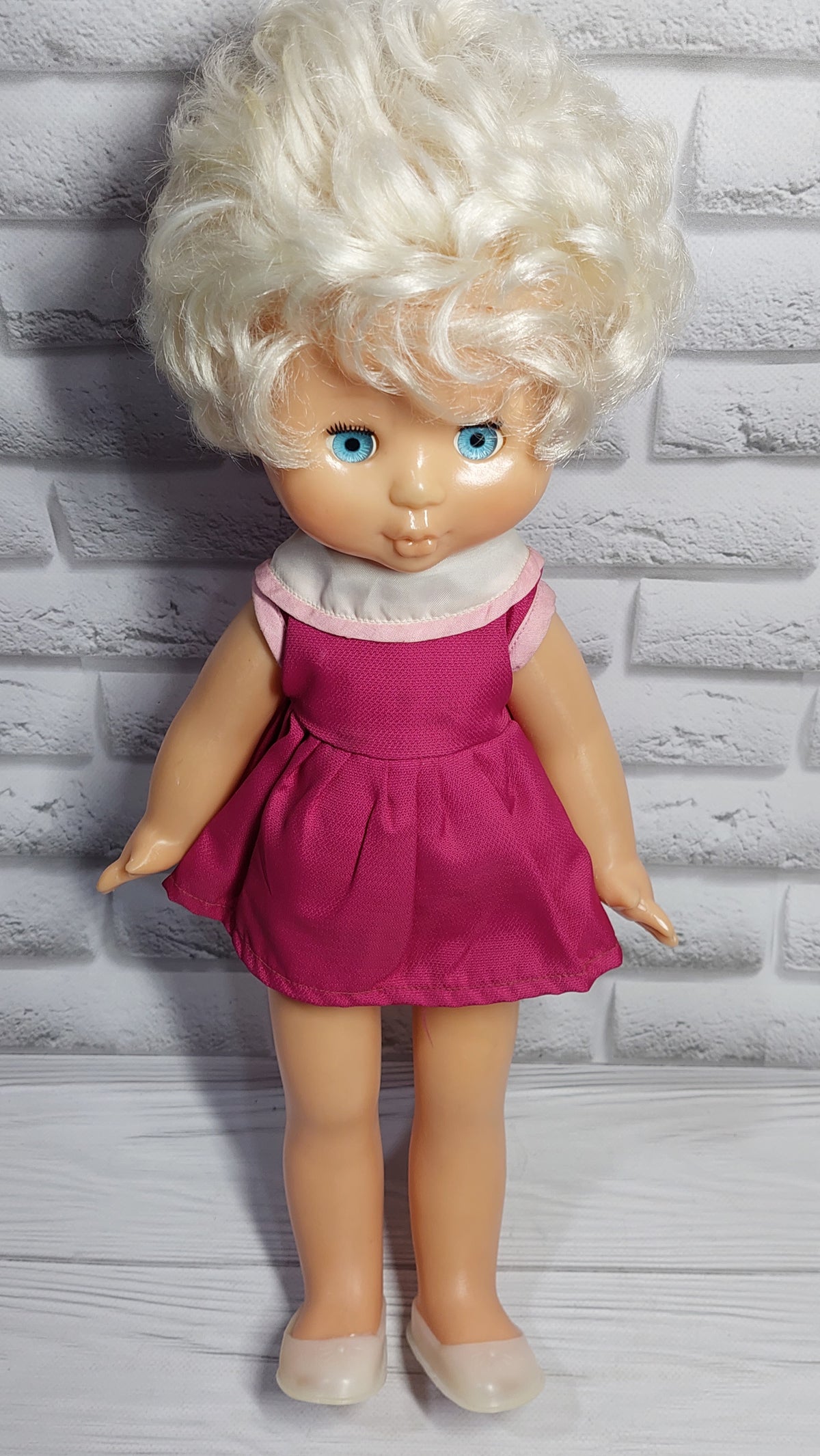 Soviet collectible doll from the USSR GIRL, collectible doll USSR.