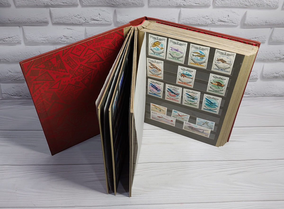 Large Collectible Album With USSR Stamps