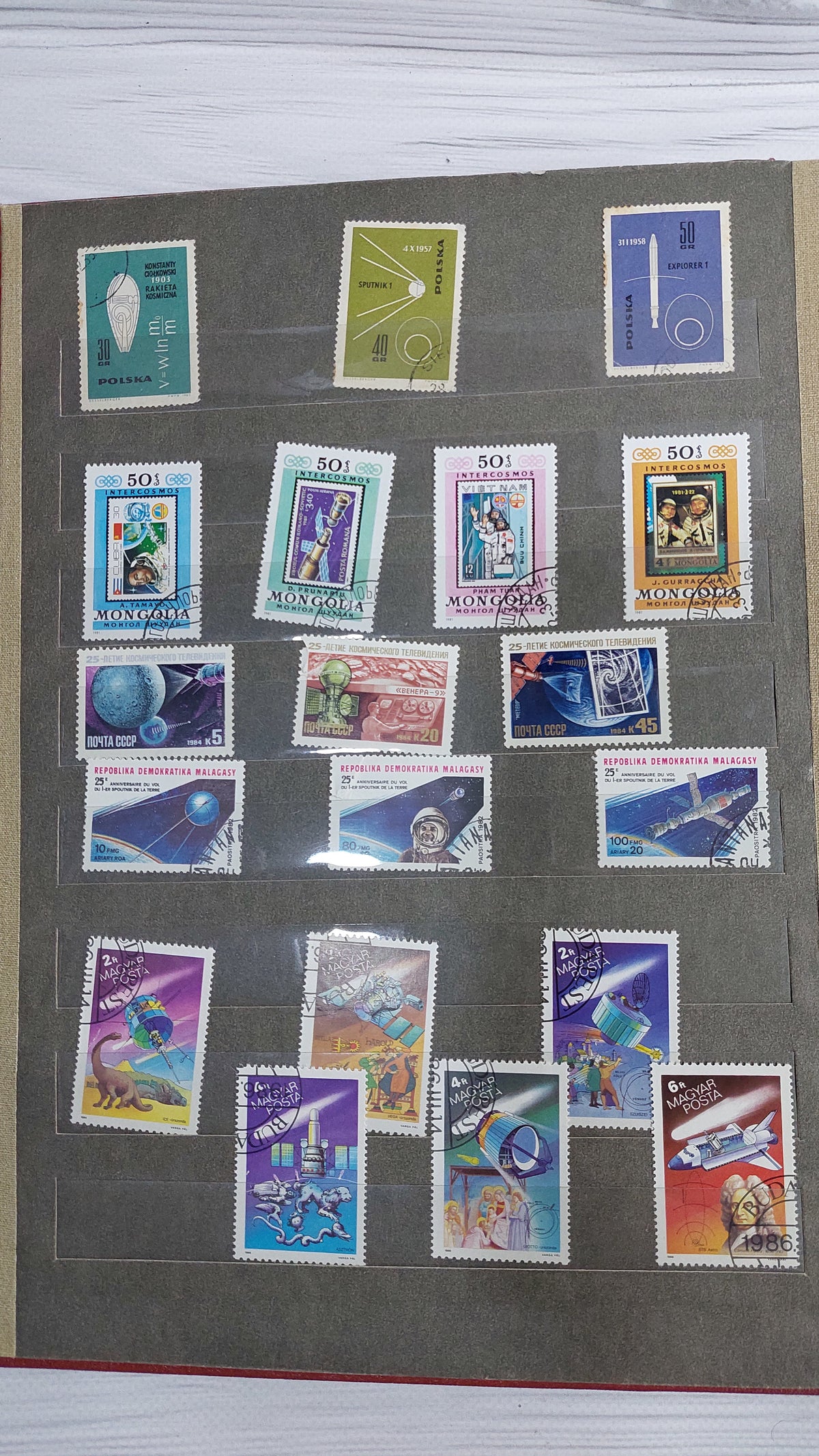Large Collectible Album With USSR Stamps