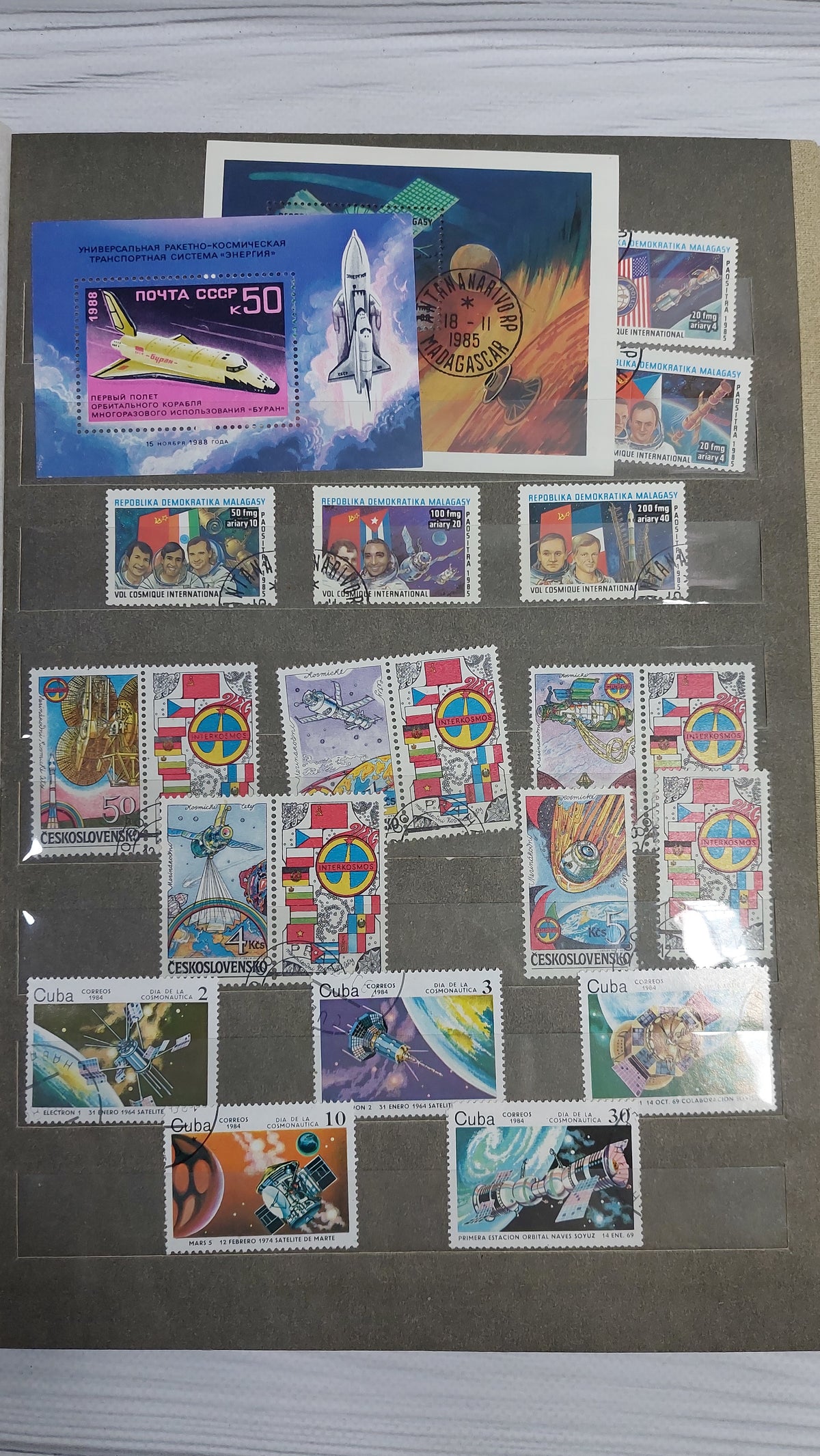 Large Collectible Album With USSR Stamps