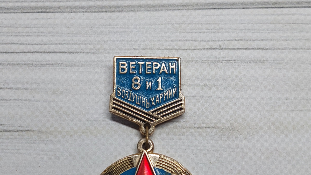 Star sign, aircraft (veteran of the 8th and 1st air armies of the USSR 1941-1945)
