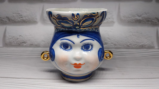 Korosten Ukrainian Soviet Porcelain Odarka Pot Mug Vase Folk Art