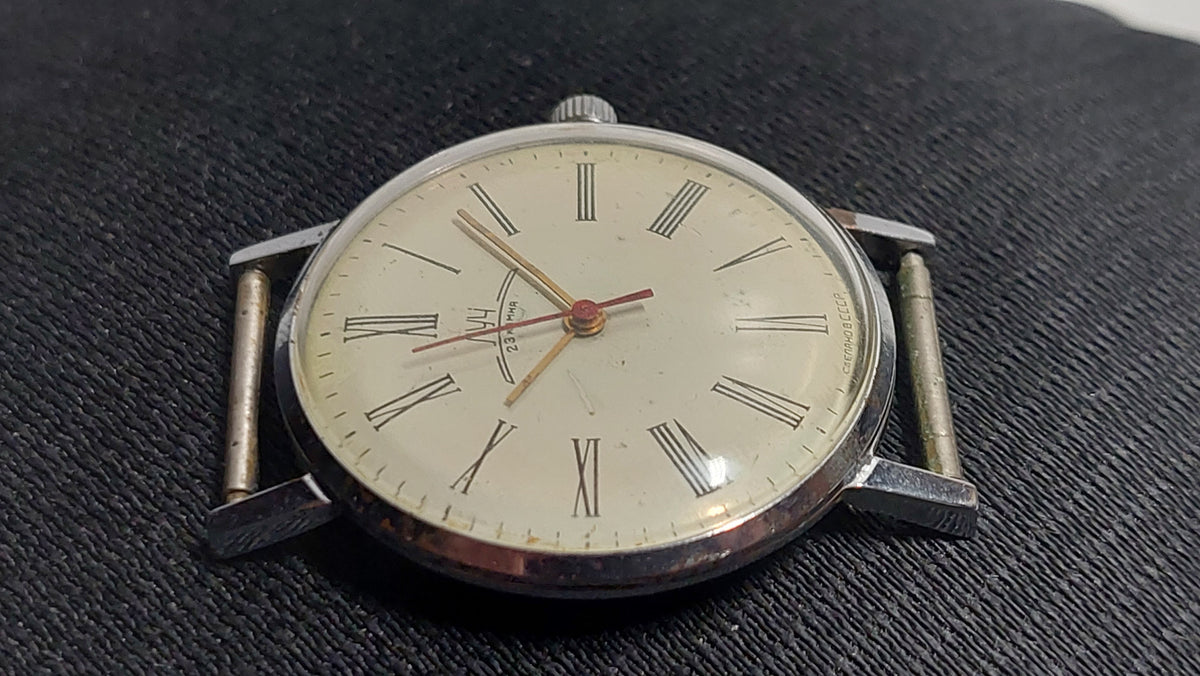 Soviet vintage watch  Mechanical watch, Mechanical watch USSR.