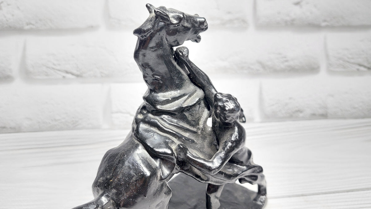 figurine Taming of the Horse bridge in Leningrad Anichkov Bridge USSR