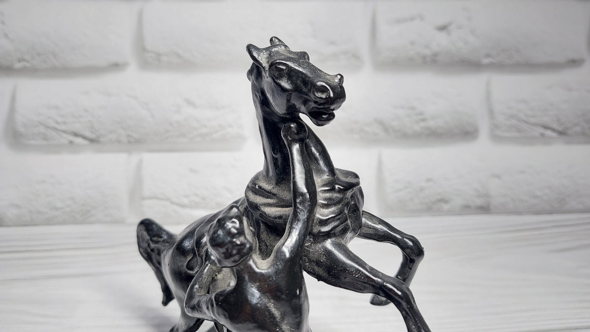 figurine Taming of the Horse bridge in Leningrad Anichkov Bridge USSR