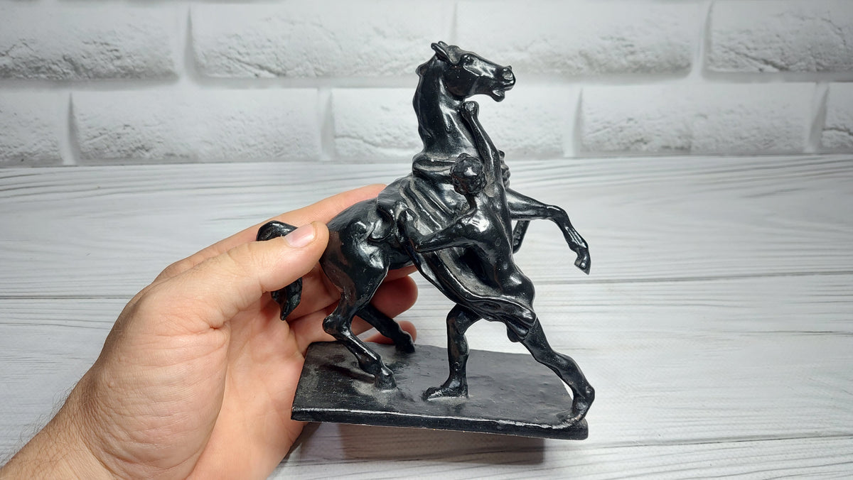figurine Taming of the Horse bridge in Leningrad Anichkov Bridge USSR