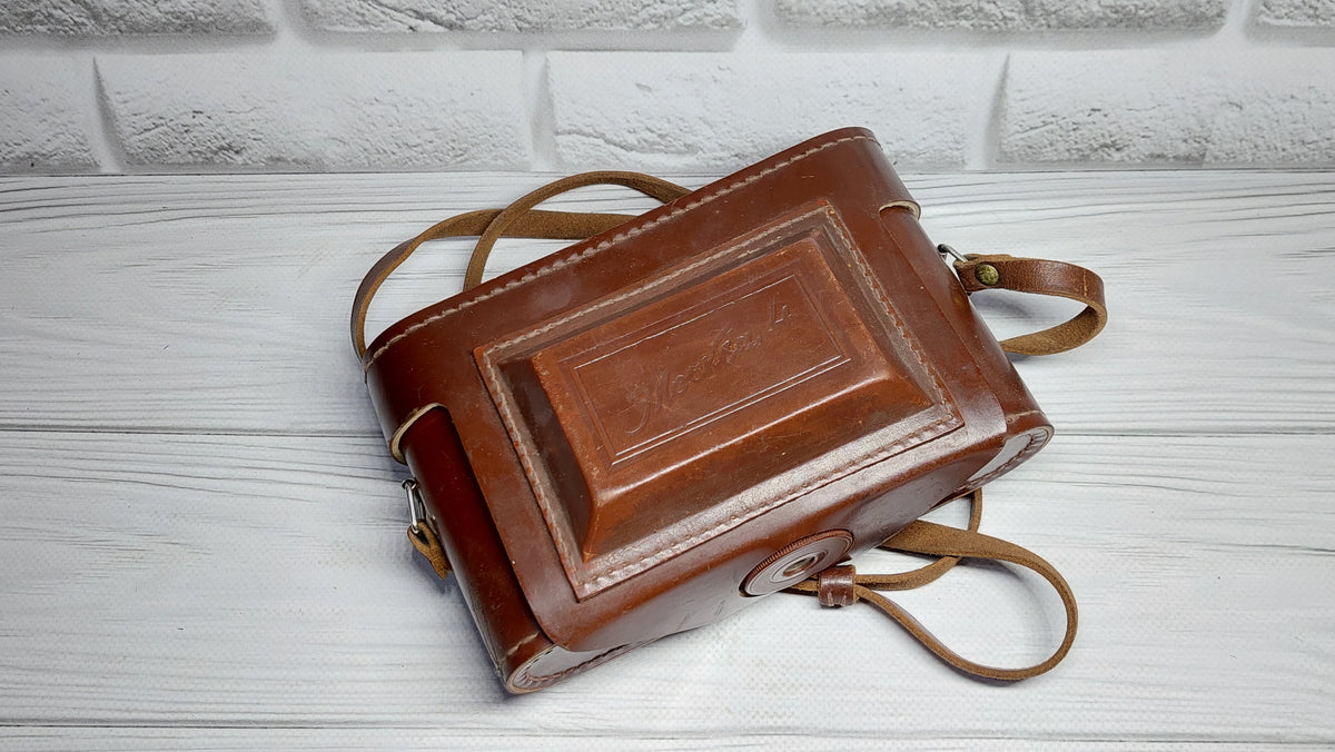 Vintage collectible Moscow-4 (Moskva) Soviet folding film photo camera