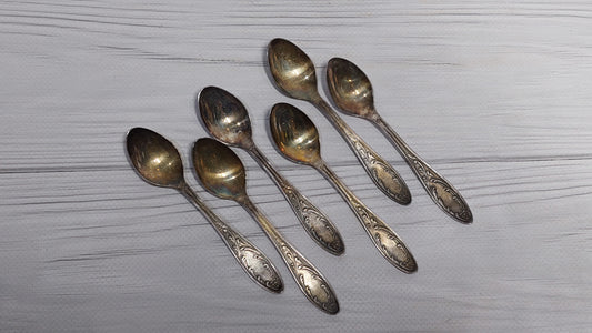 coffee cupronickel spoons USSR soviet coffee spoons