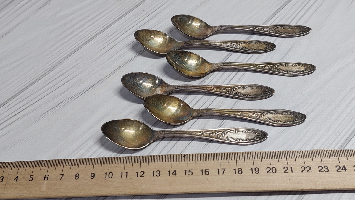 coffee cupronickel spoons USSR soviet coffee spoons
