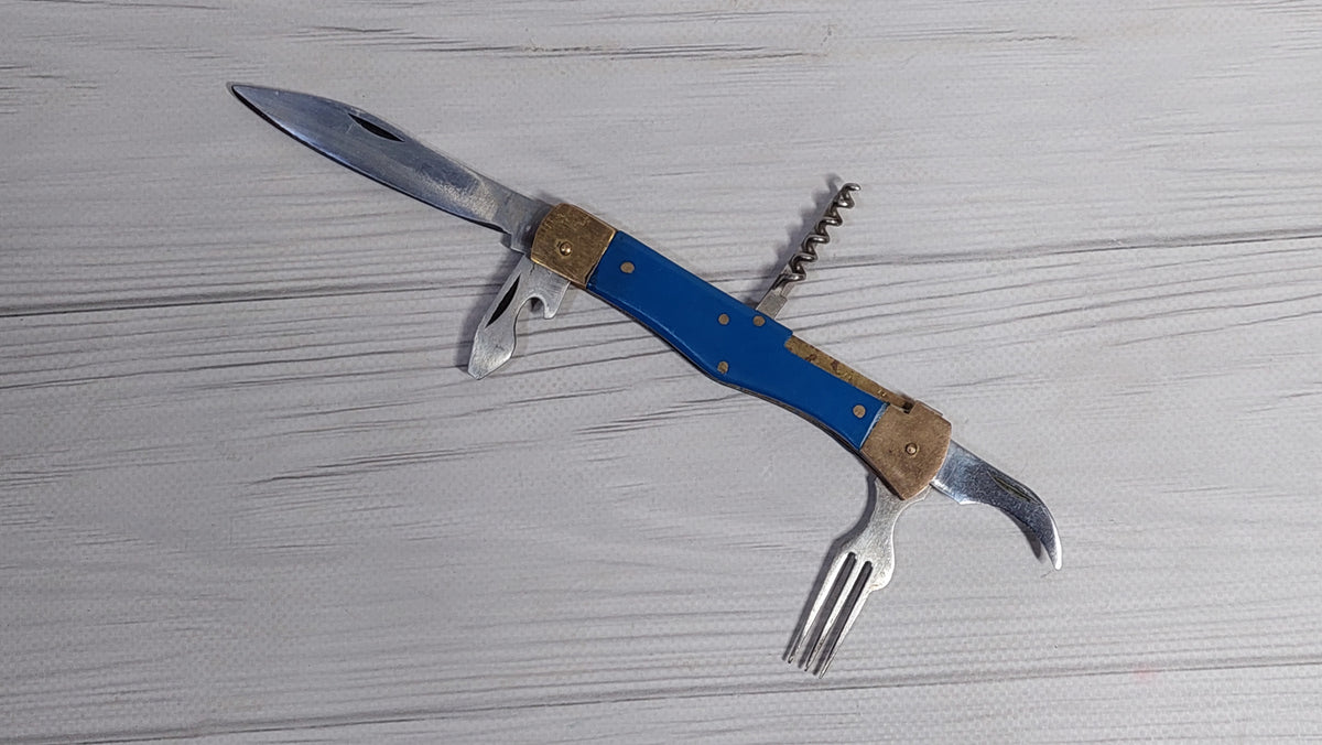 Multitool opener soviet knife Metalist Kharkov folding knife opener made in the USSR.
