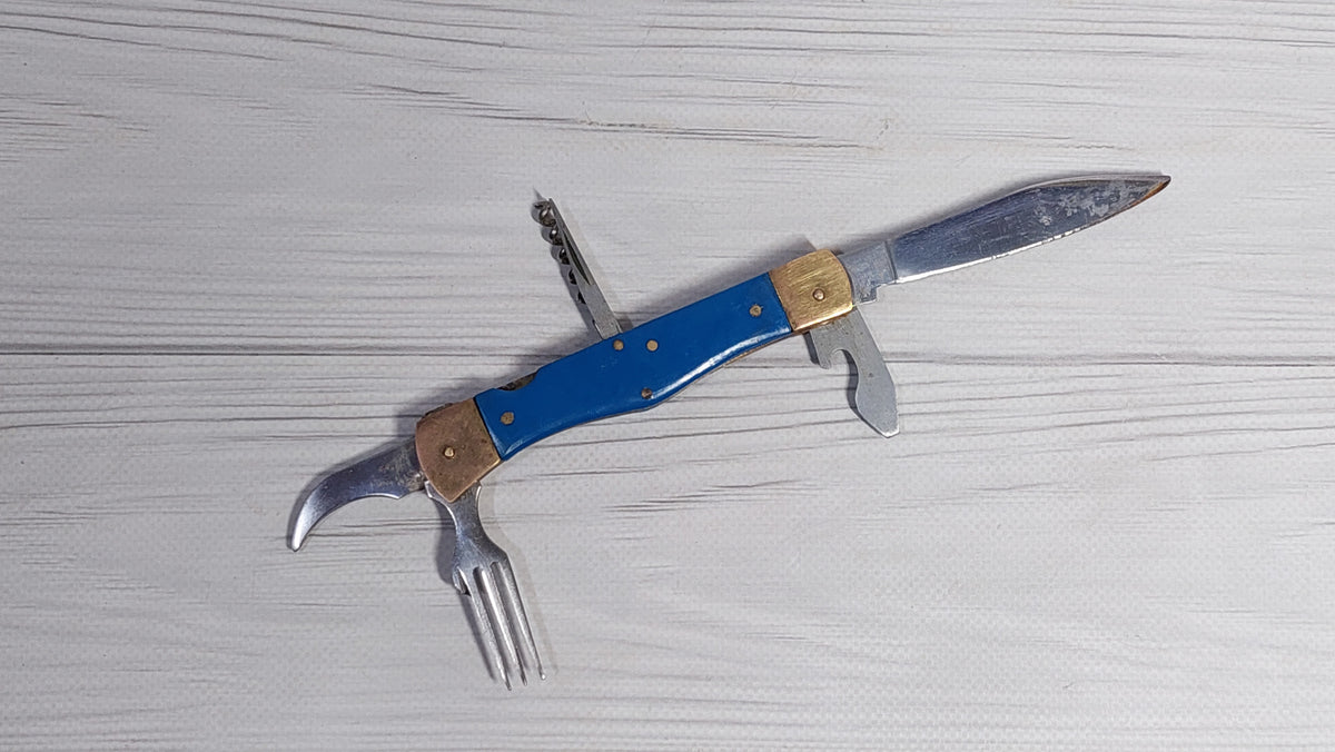 Multitool opener soviet knife Metalist Kharkov folding knife opener made in the USSR.