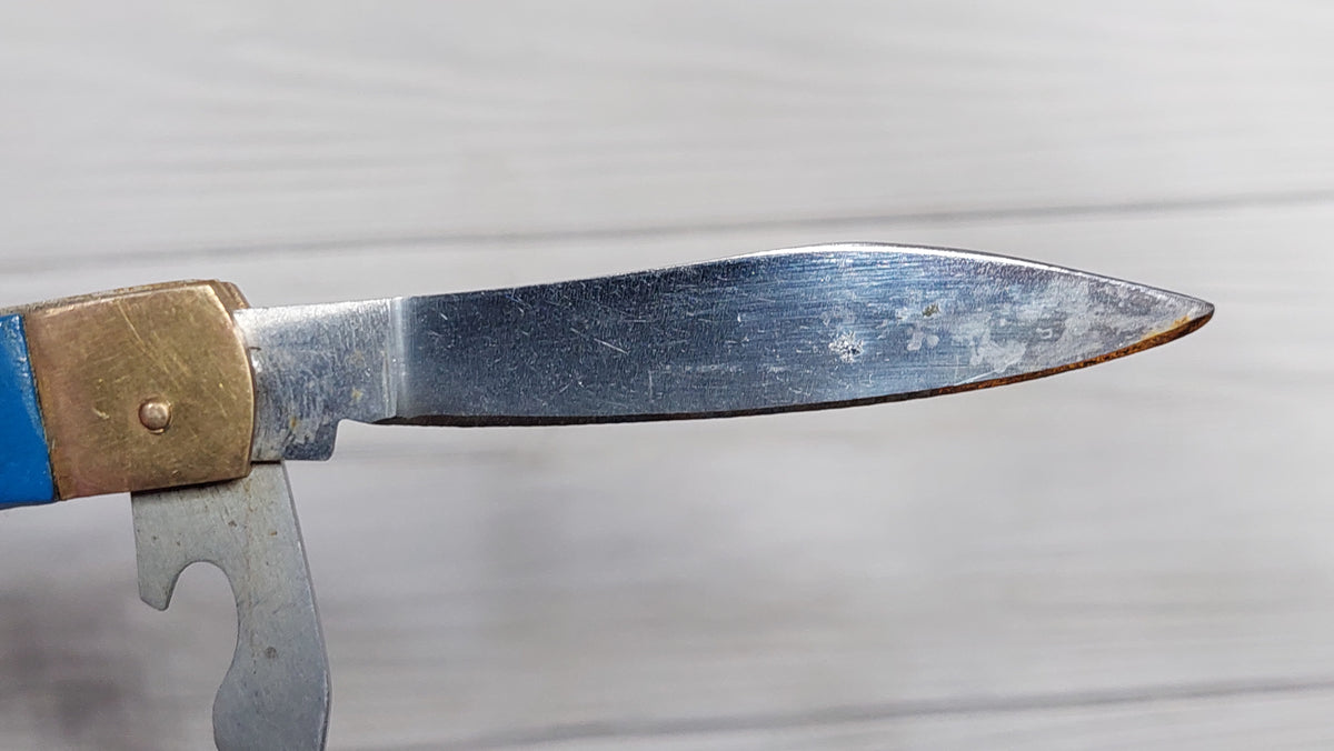 Multitool opener soviet knife Metalist Kharkov folding knife opener made in the USSR.