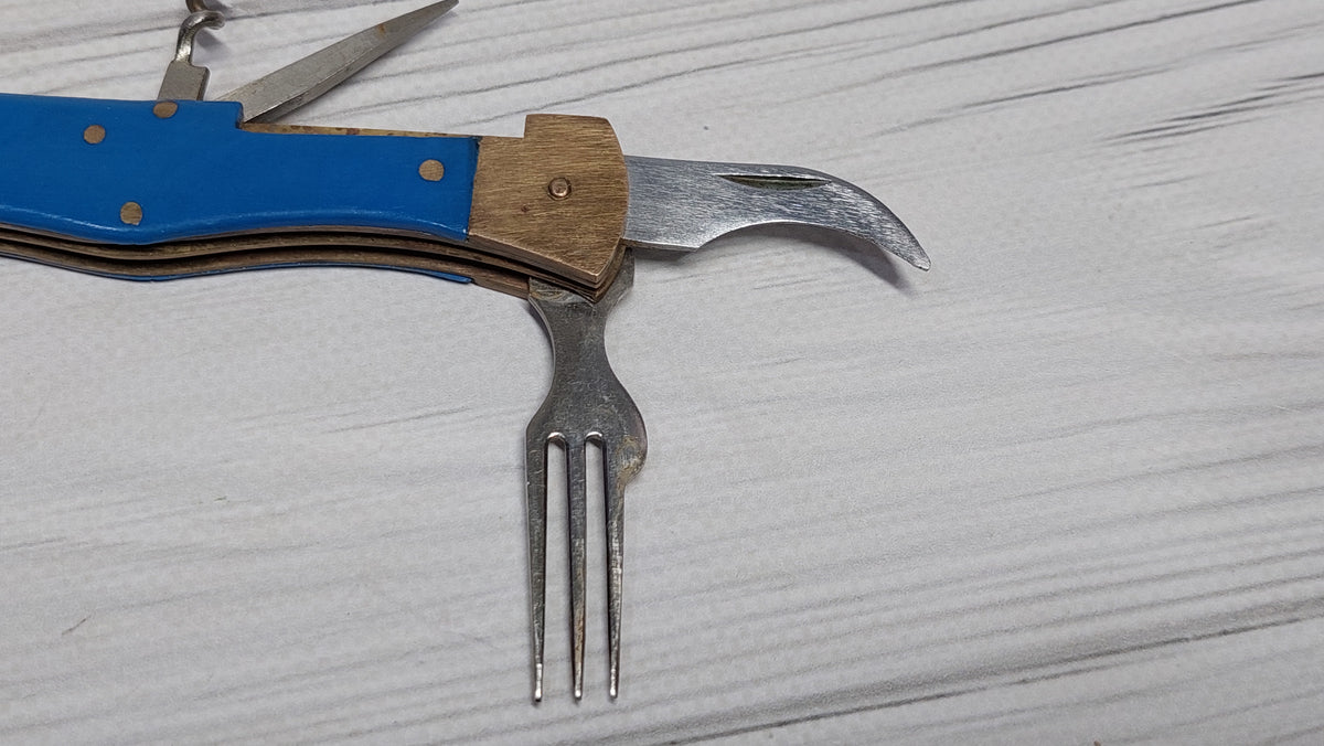 Multitool opener soviet knife Metalist Kharkov folding knife opener made in the USSR.
