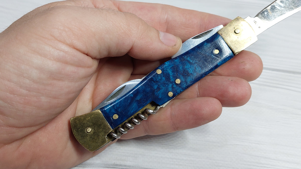 Multitool opener soviet knife Metalist Kharkov folding knife opener made in the USSR.