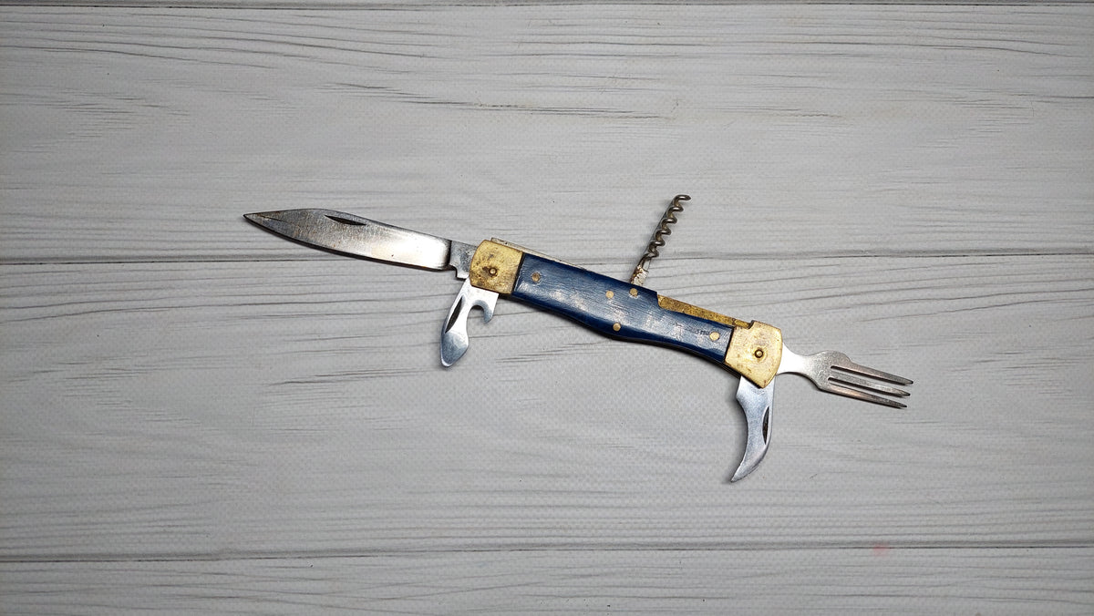 Multitool opener soviet knife Metalist Kharkov folding knife opener made in the USSR.