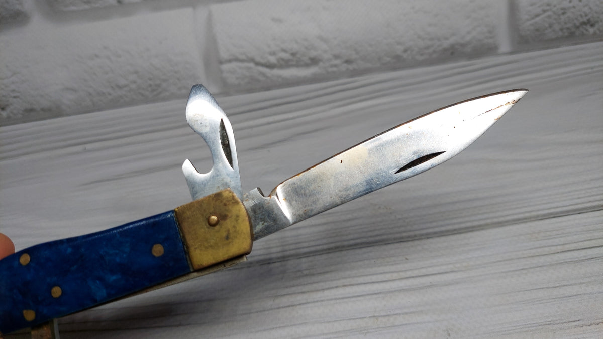 Multitool opener soviet knife Metalist Kharkov folding knife opener made in the USSR.