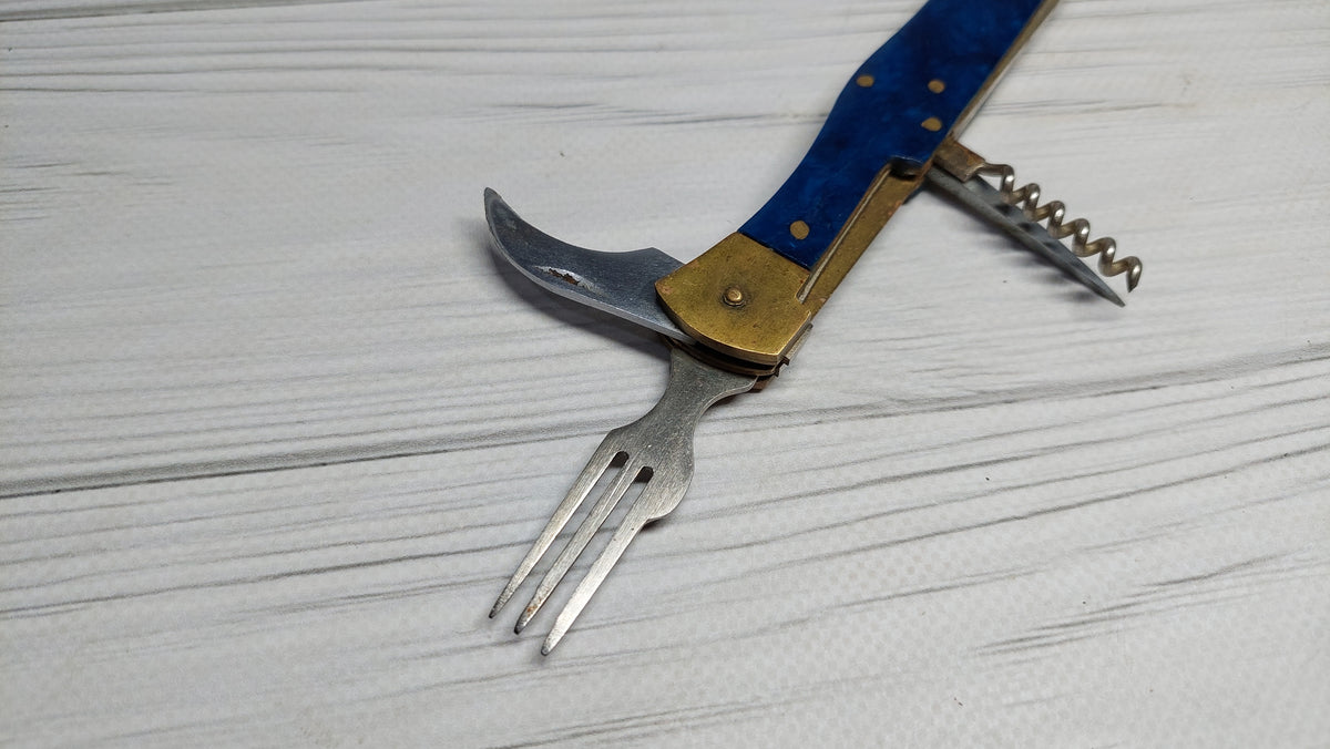 Multitool opener soviet knife Metalist Kharkov folding knife opener made in the USSR.