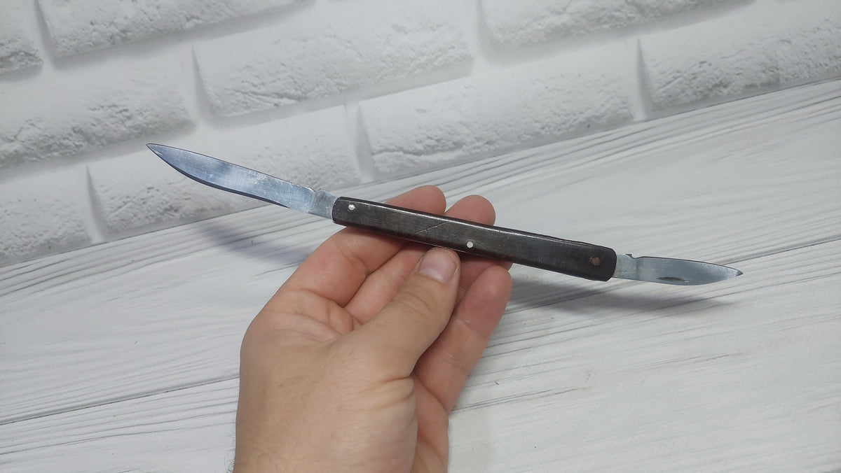Folding opener Soviet knife Metalist Kharkov folding knife opener made in the USSR.