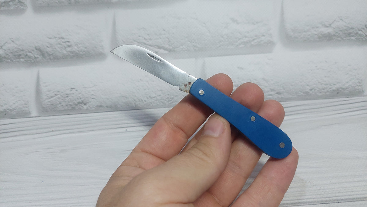 Folding opener Soviet knife Metalist Kharkov folding knife opener made in the USSR.
