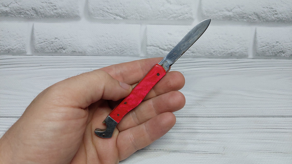 Folding opener Soviet knife Metalist Kharkov folding knife opener made in the USSR.