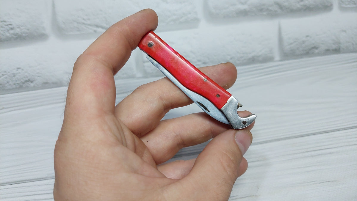 Folding opener Soviet knife Metalist Kharkov folding knife opener made in the USSR.