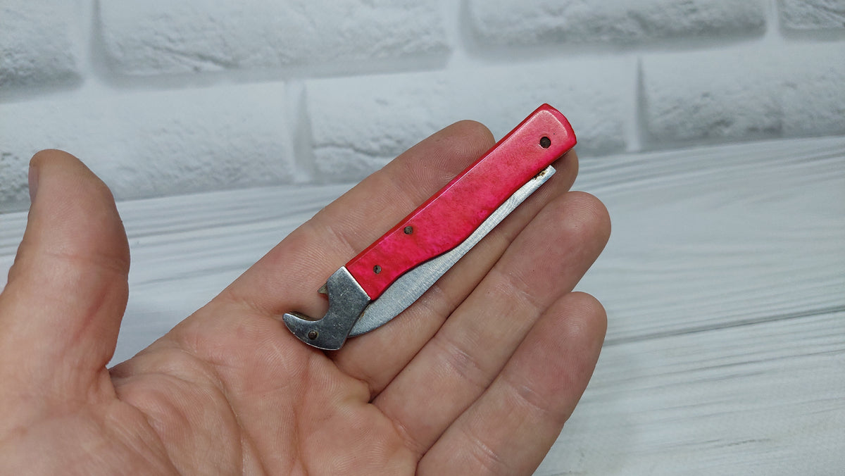 Folding opener Soviet knife Metalist Kharkov folding knife opener made in the USSR.