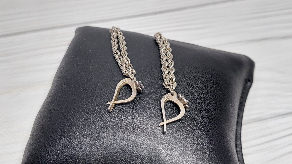 Silver Soviet earrings star 925 assay value.