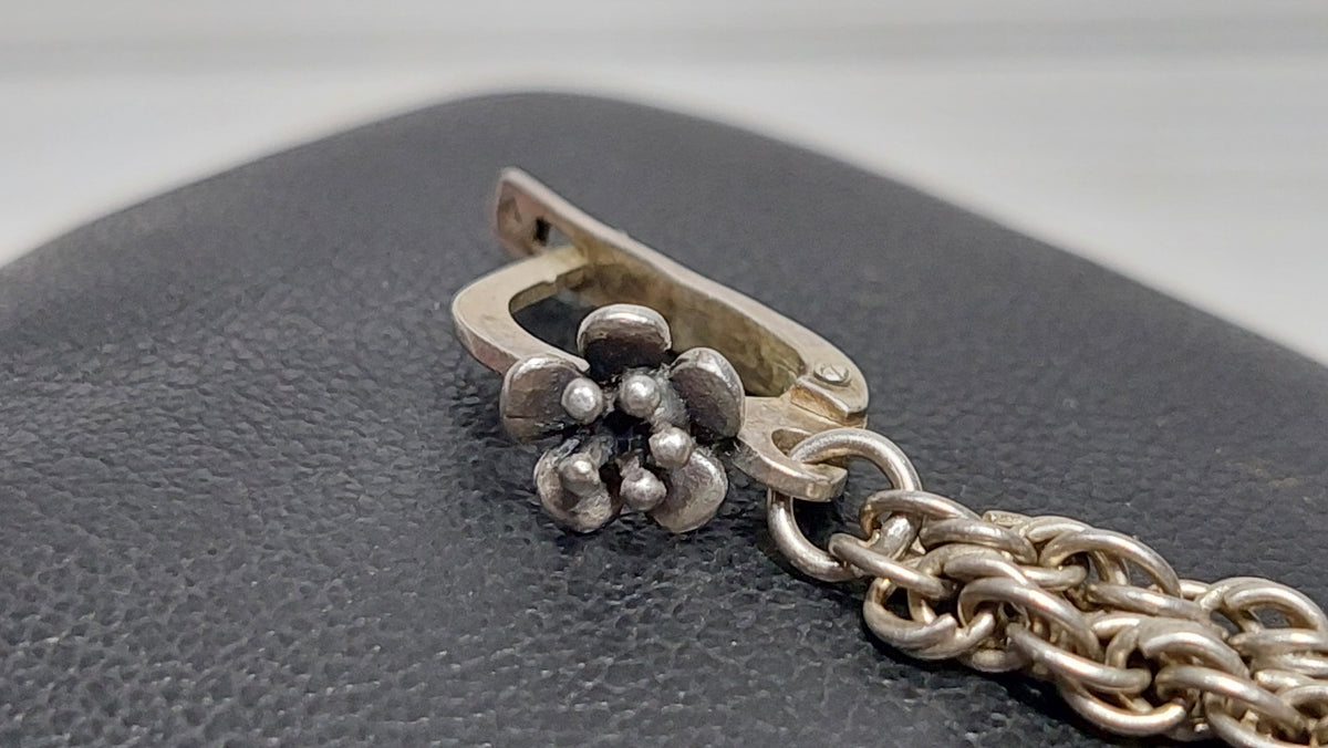 Silver Soviet earrings star 925 assay value.
