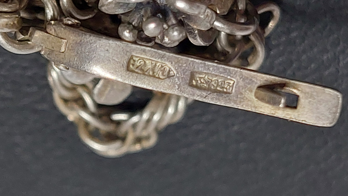 Silver Soviet earrings star 925 assay value.