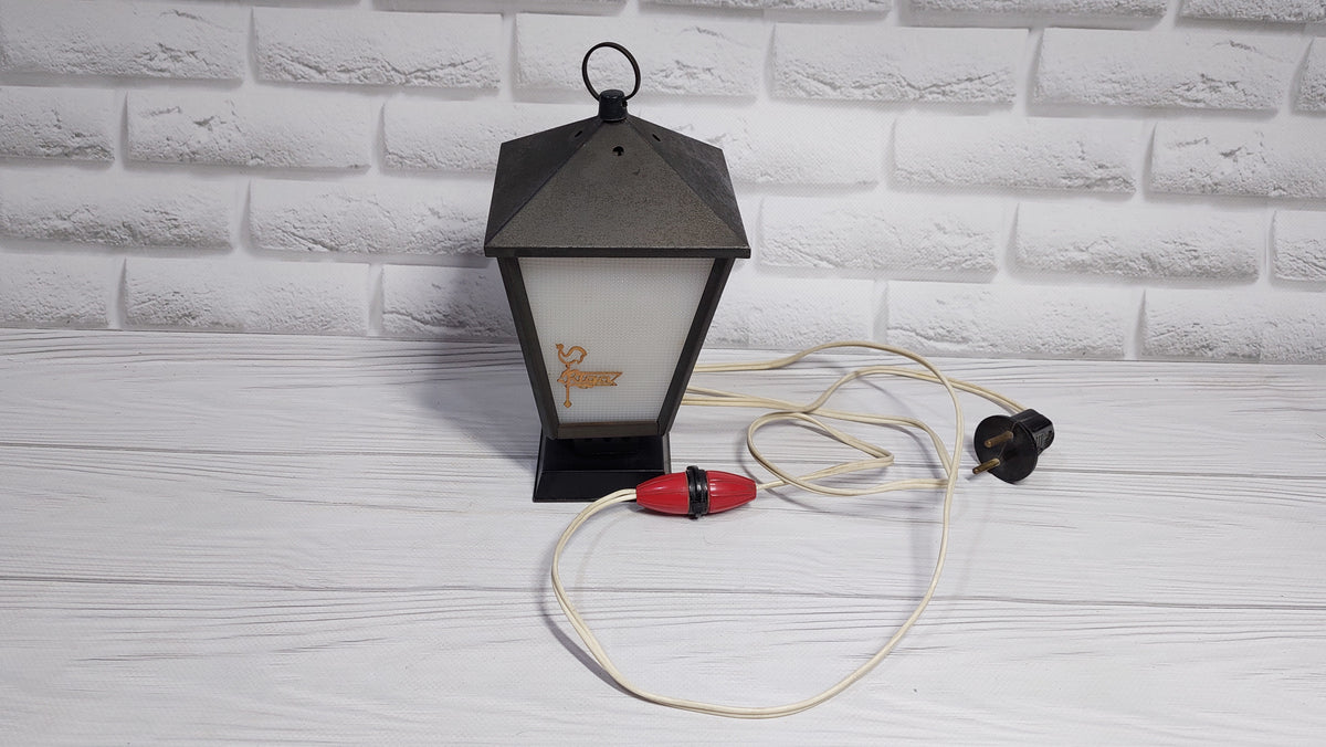 Vintage Soviet table lamp night light bedside retro electric lamp WORK Riga Soviet era 60s