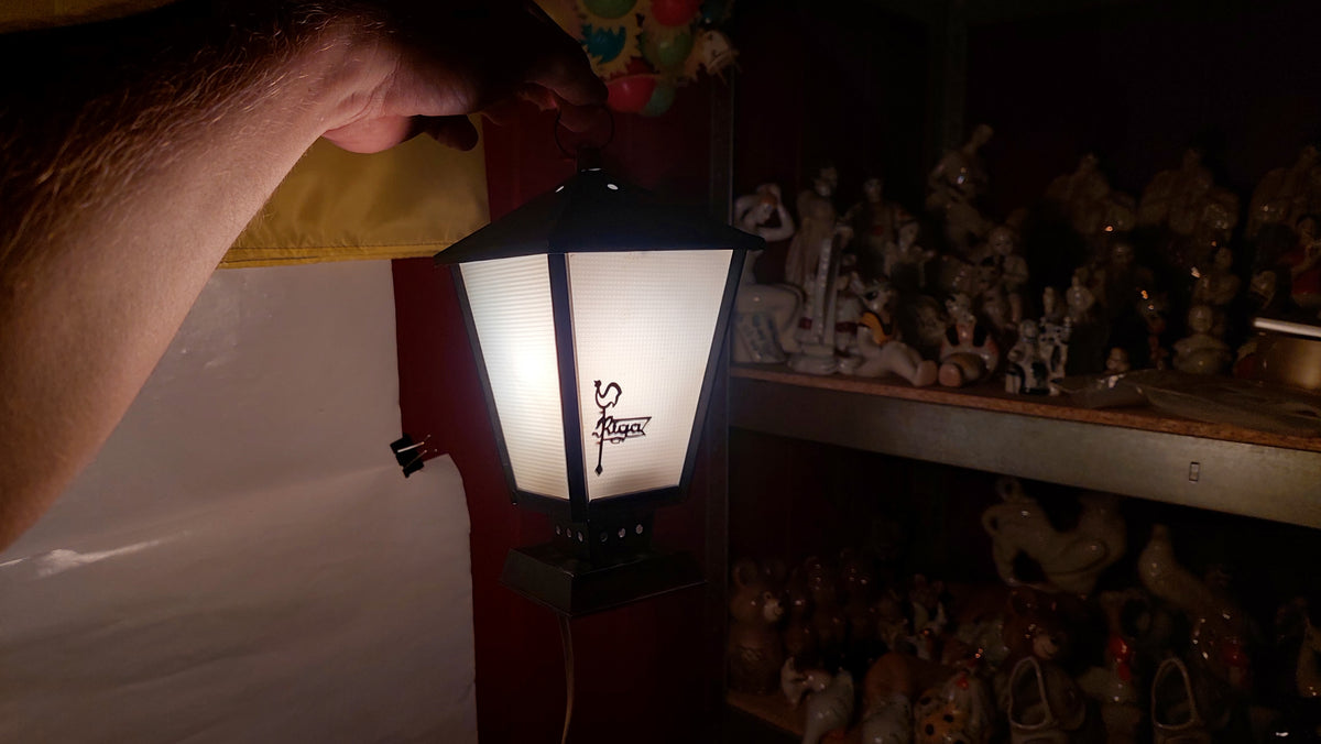 Vintage Soviet table lamp night light bedside retro electric lamp WORK Riga Soviet era 60s