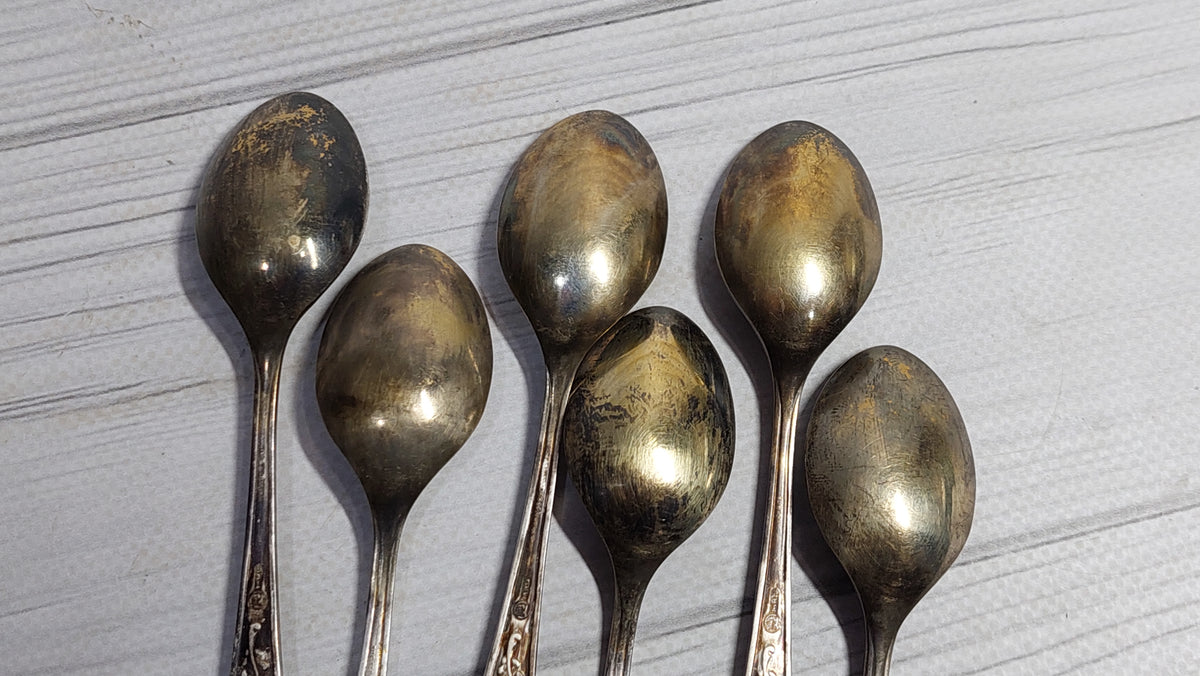 Tea cupronickel spoons USSR soviet tea spoons