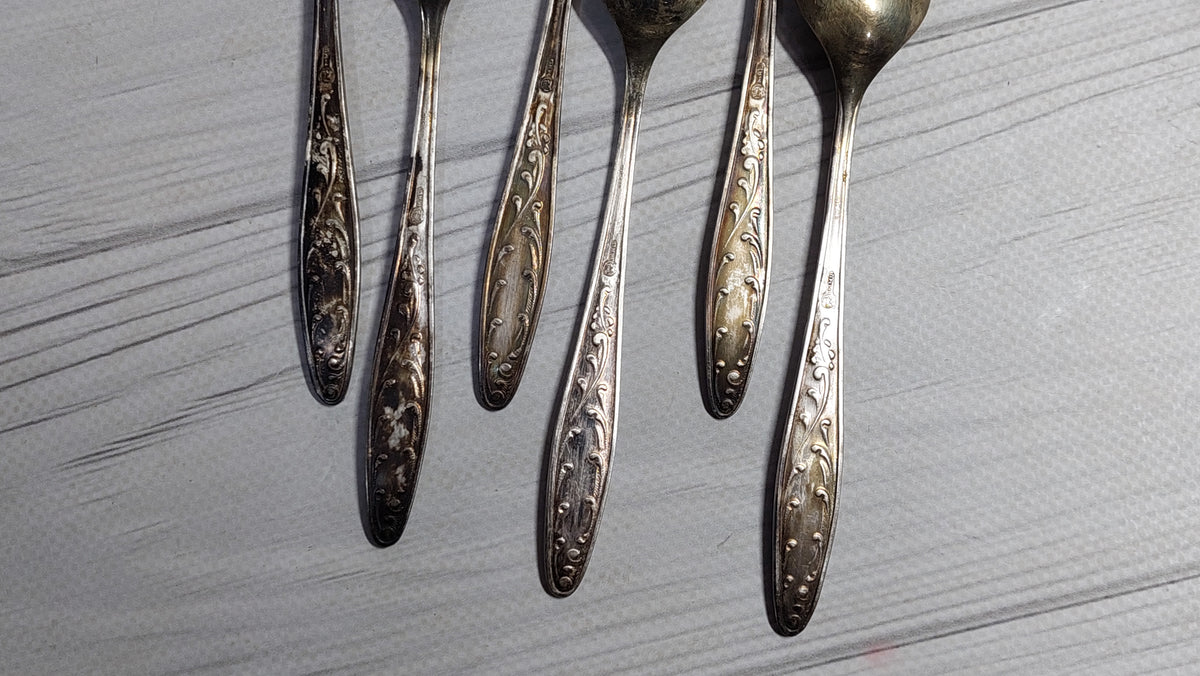 Tea cupronickel spoons USSR soviet tea spoons