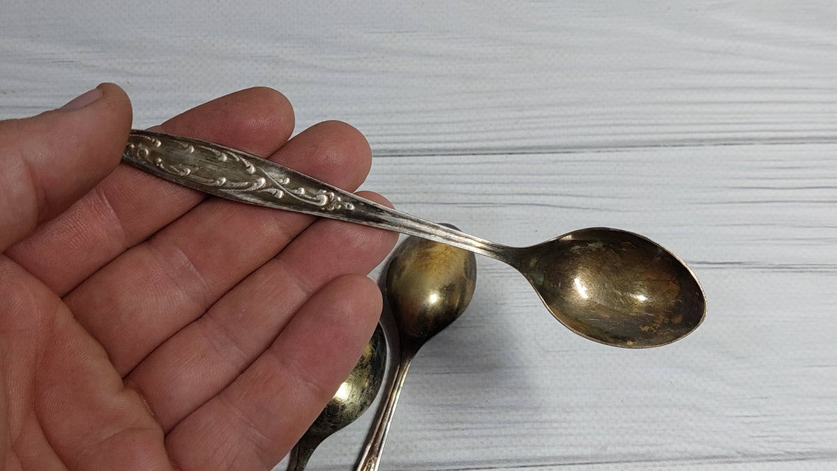 Tea cupronickel spoons USSR soviet tea spoons
