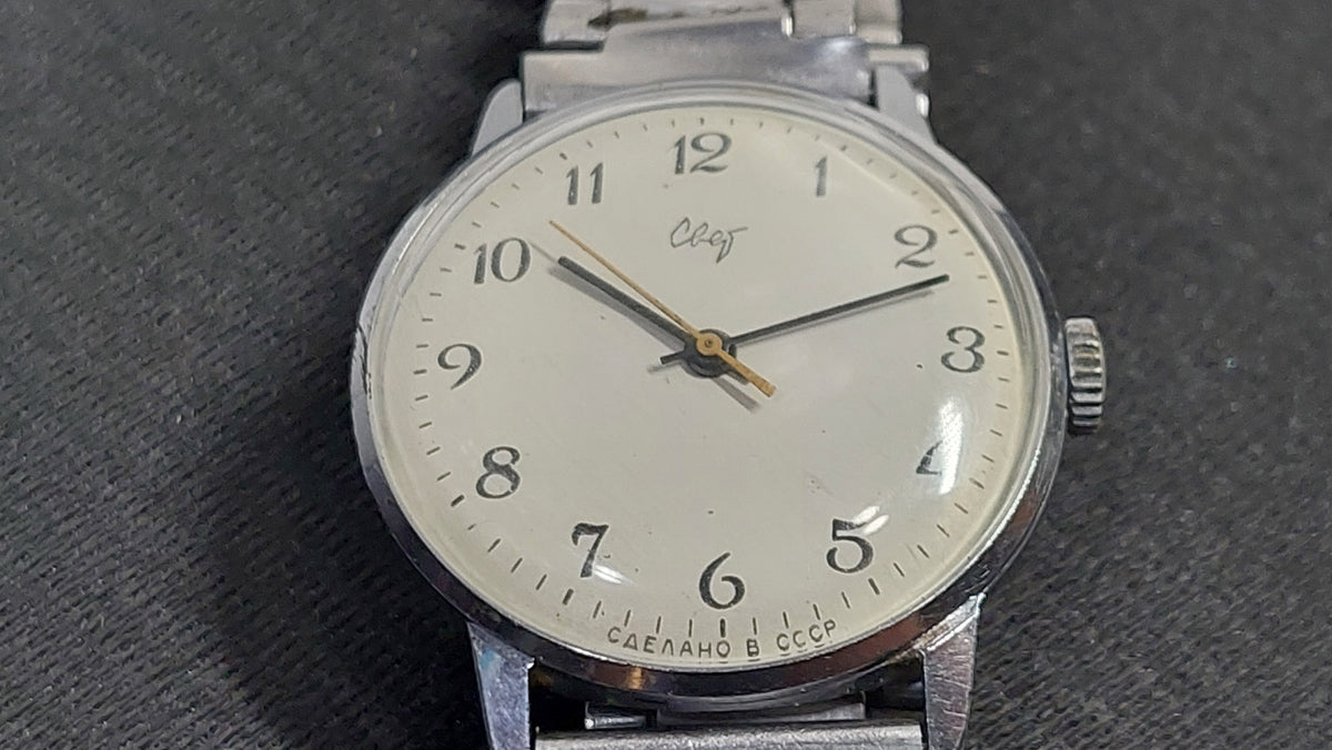 Soviet vintage watch "SVET" Mechanical watch, Mechanical watch USSR.