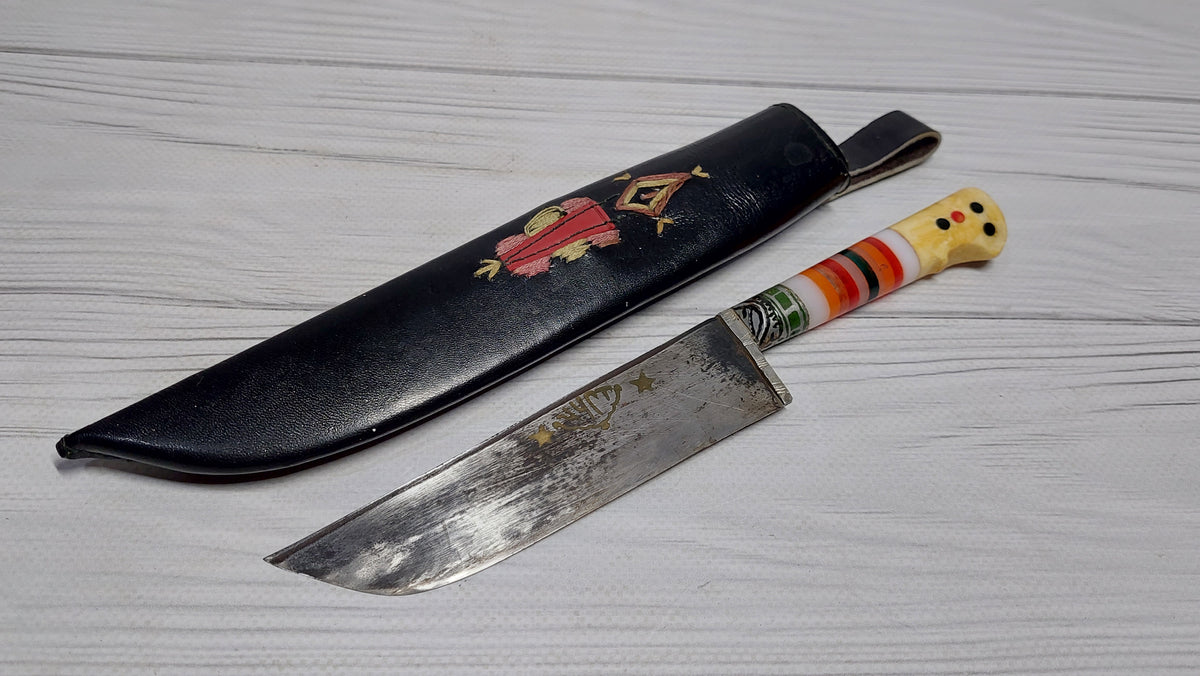 Vintage Authentic Uzbek Pchak Knife - handmade, durable, lightweight