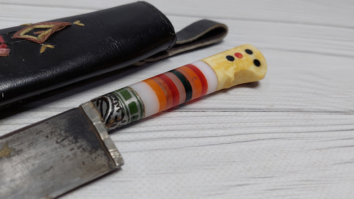Vintage Authentic Uzbek Pchak Knife - handmade, durable, lightweight