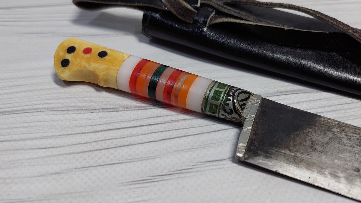 Vintage Authentic Uzbek Pchak Knife - handmade, durable, lightweight