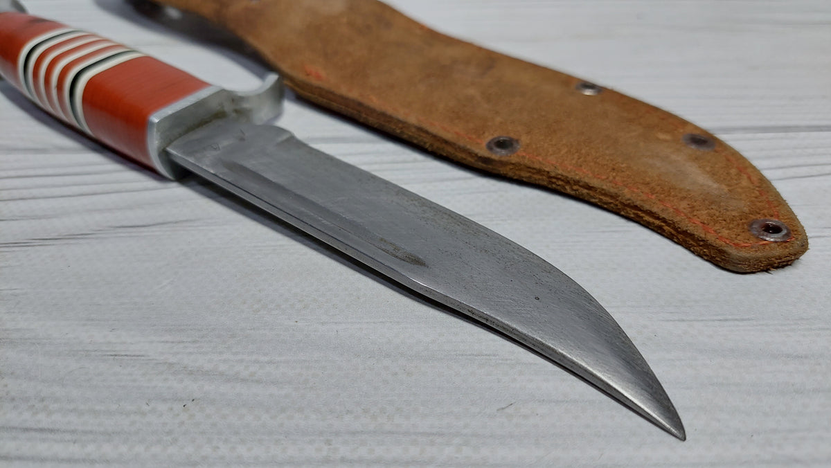 Rare vintage GDR hunter, hunting knife from the GDR Germany Munchausen factory.