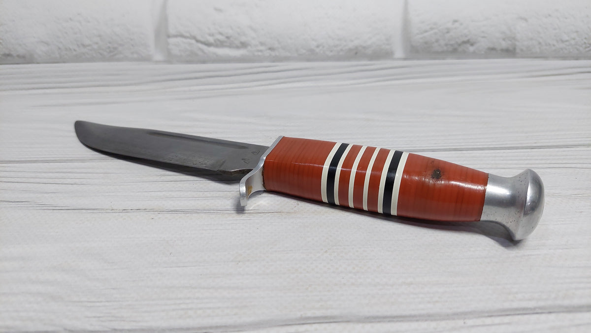 Rare vintage GDR hunter, hunting knife from the GDR Germany Munchausen factory.