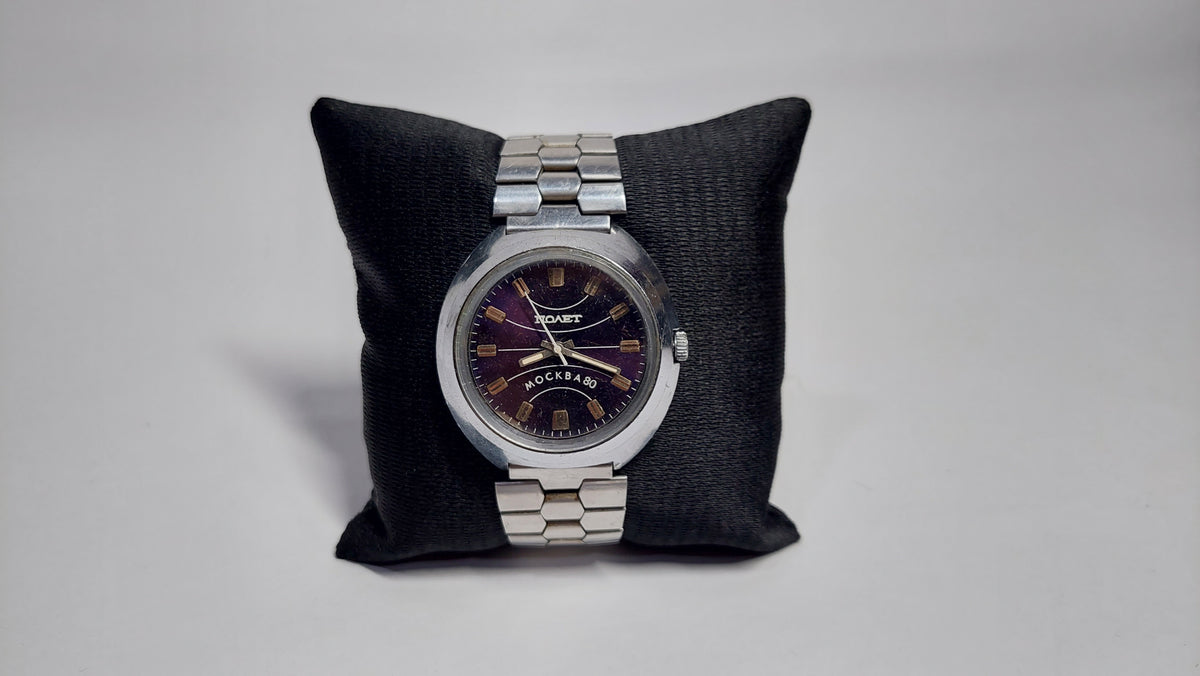 Soviet antique watch "POLET OLYMPIAD 80" Mechanical watch, Mechanical watch USSR.