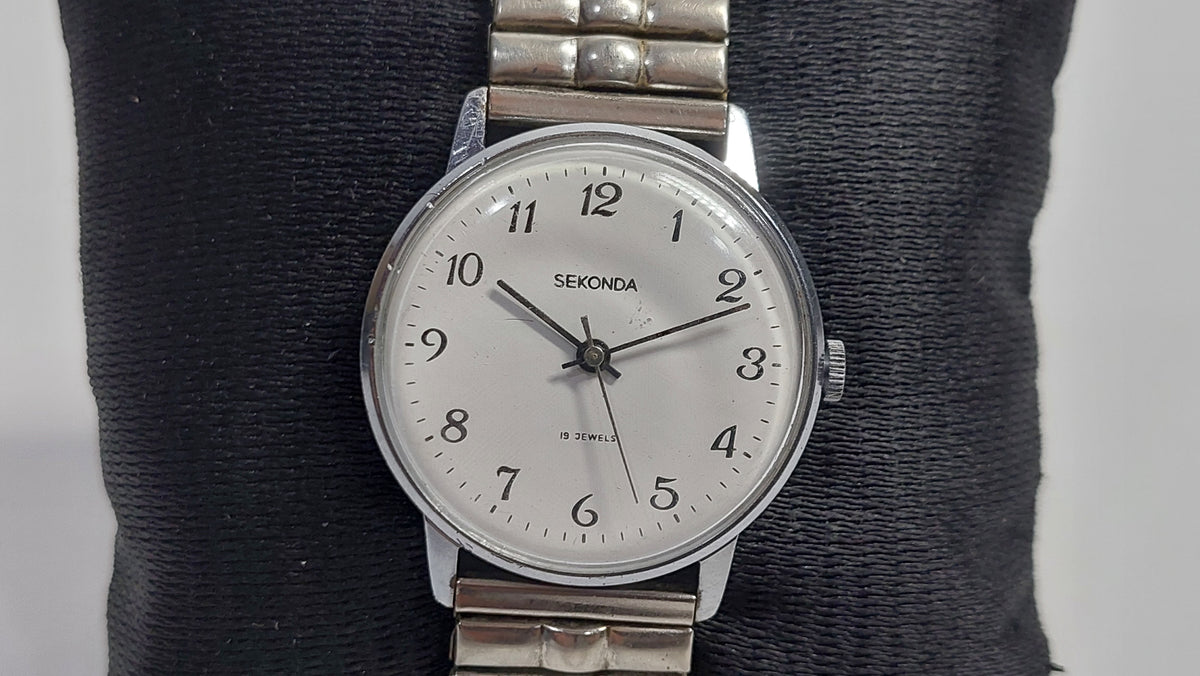 Soviet antique clock "SECONDA" Mechanical clock, Mechanical clock USSR.
